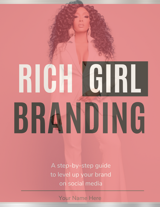 Pink Rich Girl Branding eBook Template
