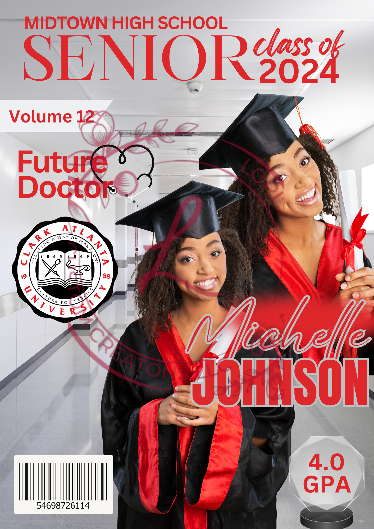 Graduation Magazine Covers Bundle (Canva Editable Templates)