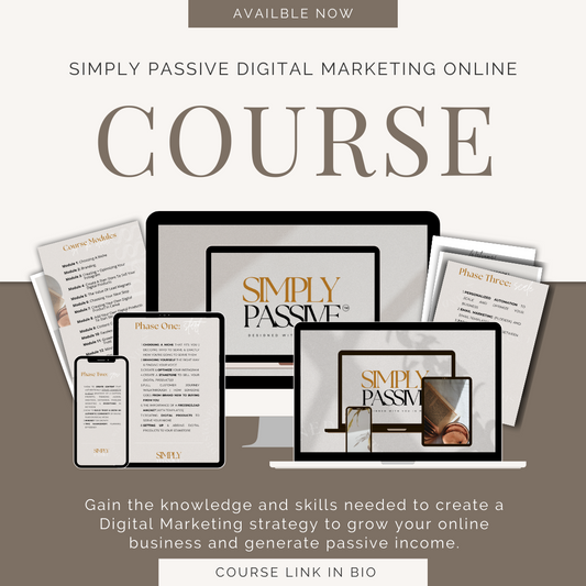 (Simply Passive Only) The Ultimate Beginners Digital Marketing Training Course